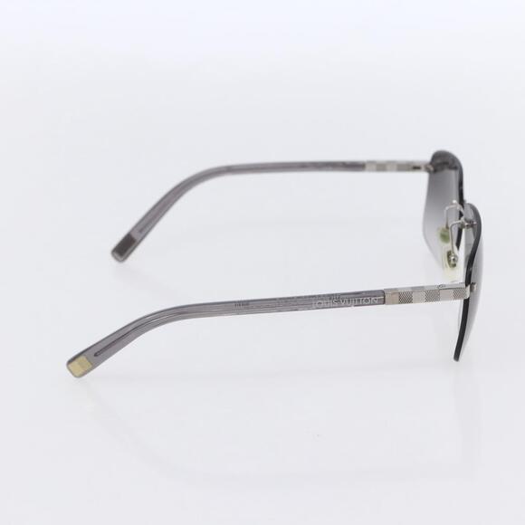 LOUIS VUITTON Sunglasses plastic Black LV Auth BA7832